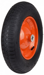Roata Roaba Super Pneumatica cu Janta Metalica / M: 3.50-8; Lb[mm]: 103; Dax(mm): 16