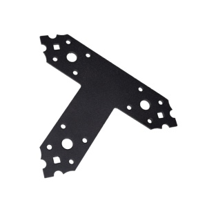 Teu Imbinare Lemn Negru Decorativ / D[mm]: 170x140x40x2.5