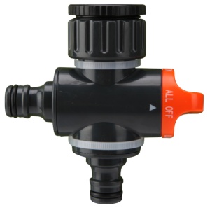 Adaptor Doua Cai cu Robinet PLUS