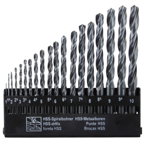 Burghie Metal HSS 19 Pcs / D[mm]: 1-10