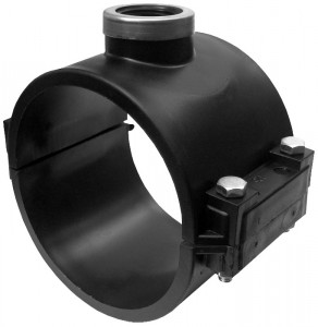 Colier Bransare cu Bucsa Metalica pt Teava PEHD si PVC Tip Italia / D[mm]: 125; Di[inch]: 1