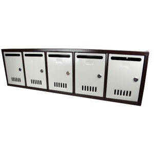 Modul 5 Cutii Postale / L[mm]: 910; H[mm]: 260; B[mm]: 76