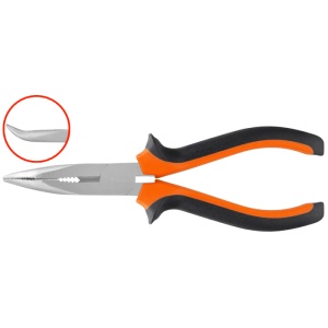 Patent Orange-Negru Falci Indoite / L[mm]: 150