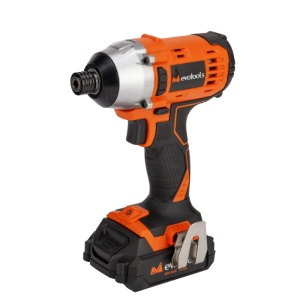 Pistol de Impact cu Prindere Hexagonala 1/4 cu 2 Acumulatori si Incarcator MAX 20V POWER Evotools