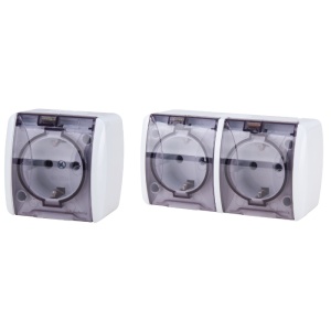 Priza cu Capac Schuko PT 2001