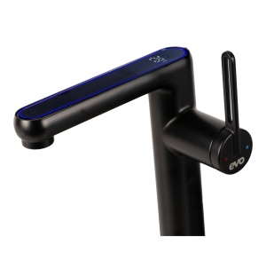 Baterie Lavoar cu Display Digital Negru / L[mm]: 207; H[mm]: 232; Hu[mm]: 172