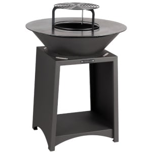 Gratar Metalic cu Plita Rotunda 750mm