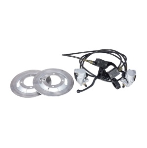 Kit 2 Discuri si 2 Cabluri de Frana Motocultivator Evotools PLUS