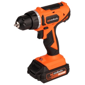 Masina de Gaurit si Insurubat 35Nm cu 2 Acumulatori si Incarcator MAX 20V POWER Evotools