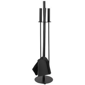 Set Ustensile pentru Semineu cu Suport 3 Piese 1188