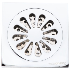 Sifon Pardoseala cu Clapeta Anti-Retur / La[mm]: 100; H[mm]: 22.5; De[mm]: 45