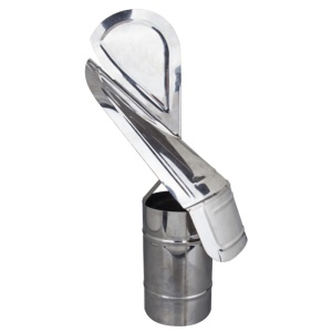 Capac Terminal Cos de Fum Rotativ INOX