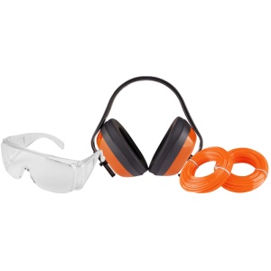 Kit Motocoasa 1 / Ochelari, Casti de Protectie, 2 Role Fir Nylon