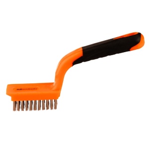 Perie Sarma Inox Maner Plastic 2 culori Mini / L[mm]: 53; l[mm]: 28; N[randuri]: 5