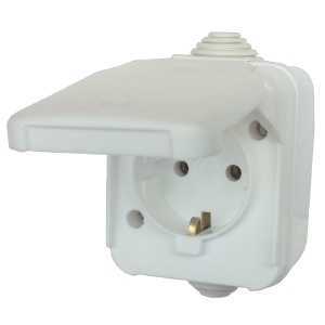 Priza cu Capac AG PT CP IP 44