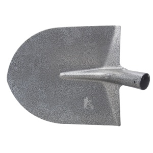 Lopata Rotunda Gri Carbon pentru Nisip / L[mm]: 300; B[mm]: 270
