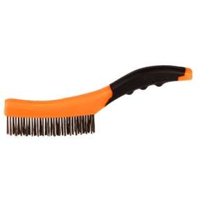 Perie Sarma Otel Negru Maner Plastic 2 culori / L[mm]: 120; l[mm]: 18; N[randuri]: 4
