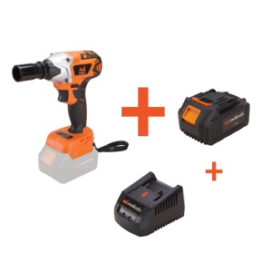 Kit Pistol de Impact 1/2 cu Acumulator si Incarcator Brushless EvoTools