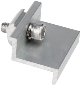 Clema Capat Aluminiu Fixare Panou Fotovoltaic / H[mm]: 35