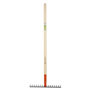 Grebla Forjata Tip A Gri Carbon cu Coada Lemn / L[mm]: 1500; Dinti: 16