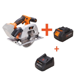 Kit Ferastrau Circular cu Acumulator si Incarcator Brushless EvoTools
