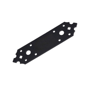 Placa Perforata Imbinare Lemn Negru Decorativ