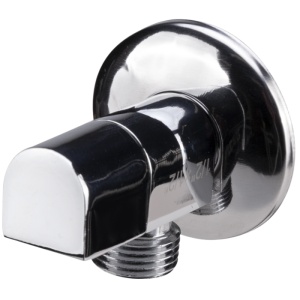 Robinet Coltar Nichelat cu Cap Armatura Ceramic ESP / De[inch]: 1/2; Di[inch]: 1/2