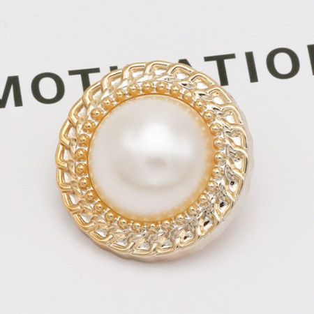 Pearl Decorative Buttons, 21 MM