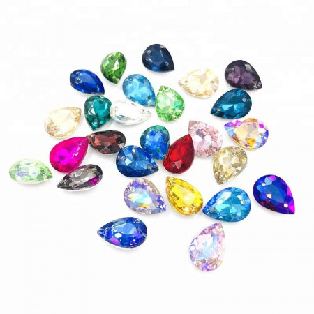 Cristale de Cusut Sticla, Multicolore, (5 bucati/set)