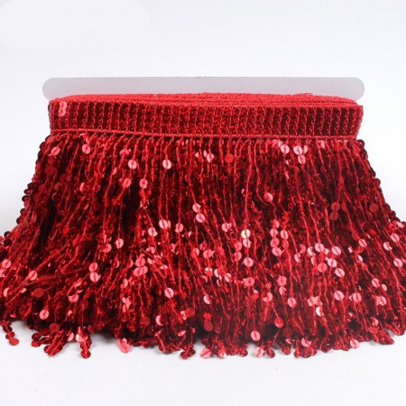 Sparkles Fringes, Red