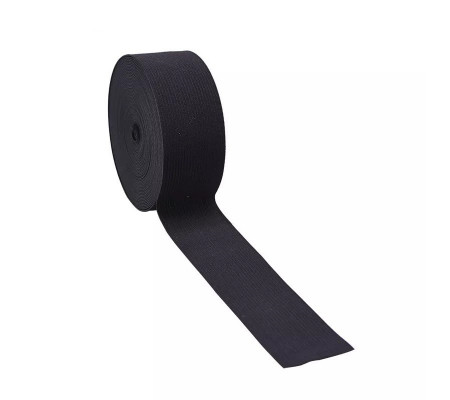 Elastic Lat Negru, 4 cm