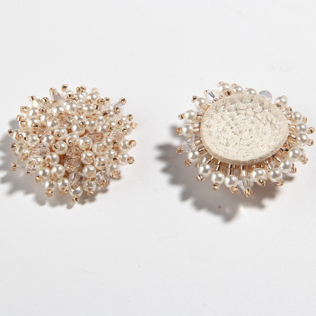 Aplicatii cu Perle Tip Nasture, 37mm