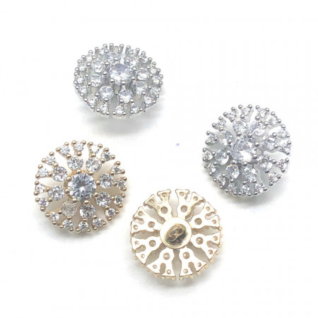 Crystal Buttons, 17MM