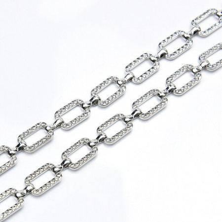 Decorative Chain with Rectangular Stripes