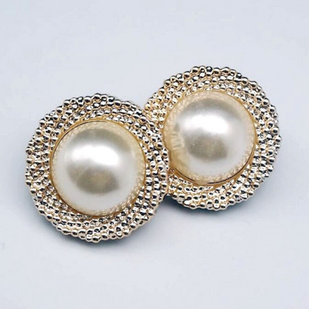 Pearl Decorative Buttons, 18 MM
