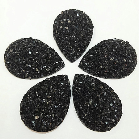 Pietre Negre De Cusut, Lacrima, (5 bucati/set)