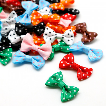 Decorative Bows with Polka Dots