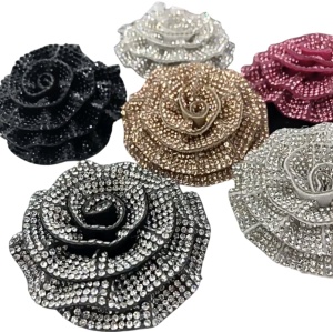 3D Rose with Stripes, 7cm - Img 1