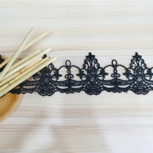 Cotton Embroidered Lace, 4.8 cm - Img 3