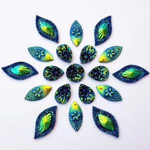 Decorative Sewing Crystals, Acrylic, (50 pieces/set) - Img 4