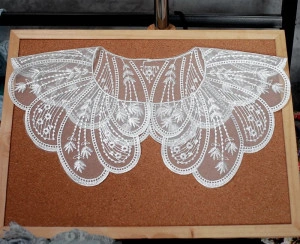 Embroidered collar, White - Img 2