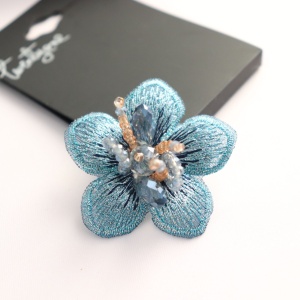 Flori Brodate Decorative, 4cm (2 Bucati/Set) - Img 6
