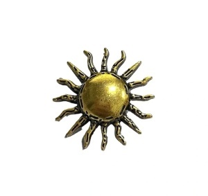 Nasturi Vintage Soare, 19mm/24mm (1buc)