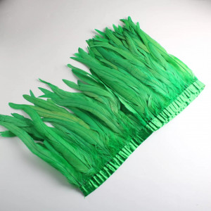 Rooster Long Feathers Tape, Grass Green