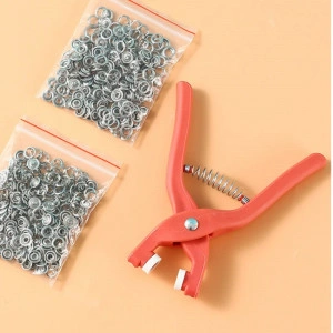Staple Pliers Set with Staples Included, Orange