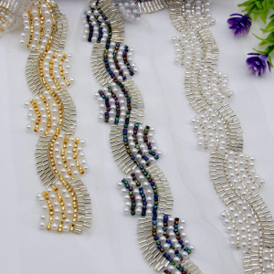 Beads and Beads Pasmanterie Band, 6cm - Img 1