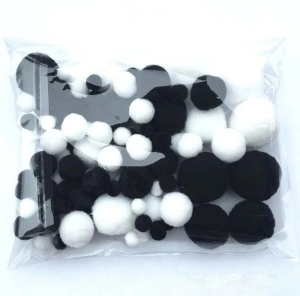 Ciucuri Pom Pom, Dimensiuni Mixte, (150 bucati/set) - Img 2