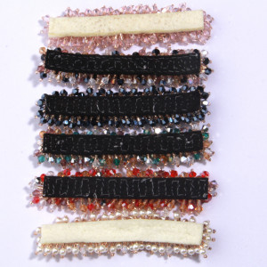 Decorative bead appliqué, 9.5 cm - Img 5