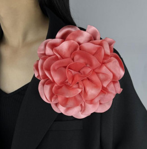 Decorative Satin Flowers, 21cm - Img 6