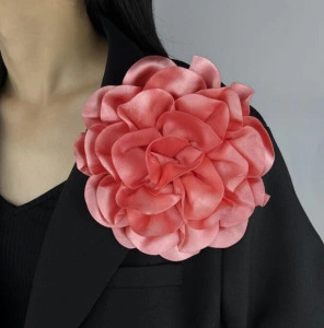Decorative Satin Flowers, 21cm - Img 6